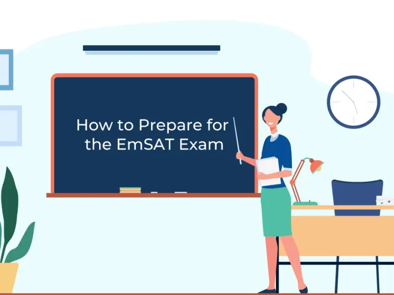estudia para el emsat con edx teacher is explaining how to prepare for the emsat exam