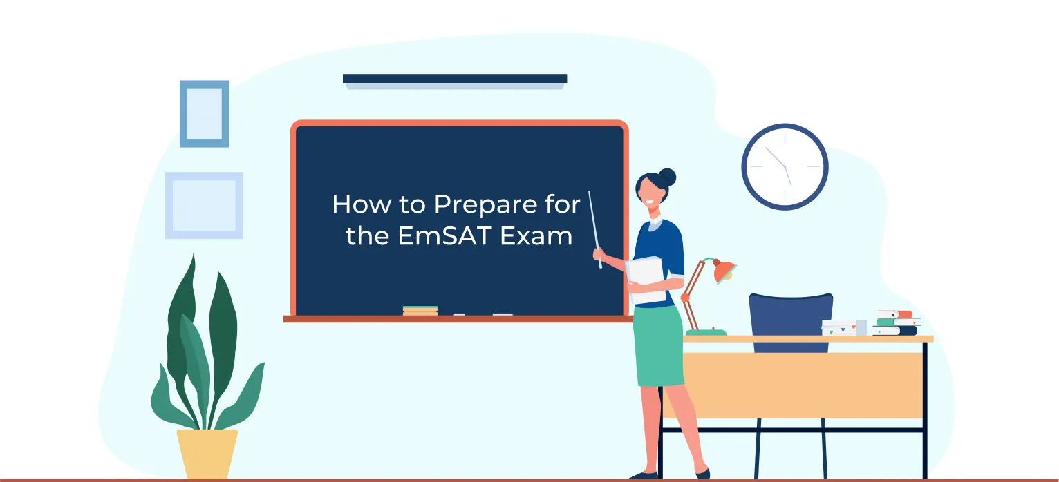 estudia para el emsat con edx teacher is explaining how to prepare for the emsat